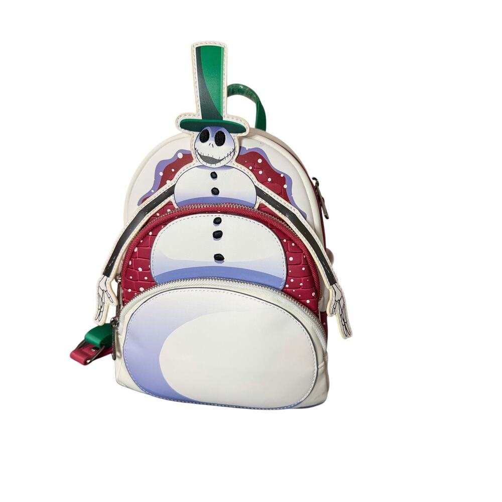 Loungefly NBC Snowman Jack Skellington mini backpack NWT!!